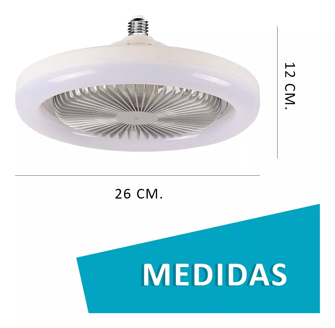 VENTILADOR DE TECHO CON FOCO