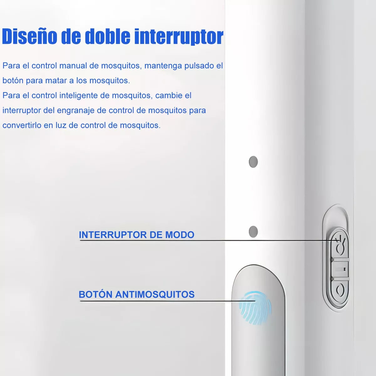 MATA MOSCAS ELÉCTRICO RECARGABLE